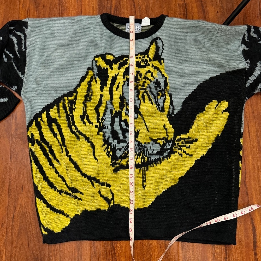 Venezia Sweater Tiger Vintage OSFM - Picture 5 of 6